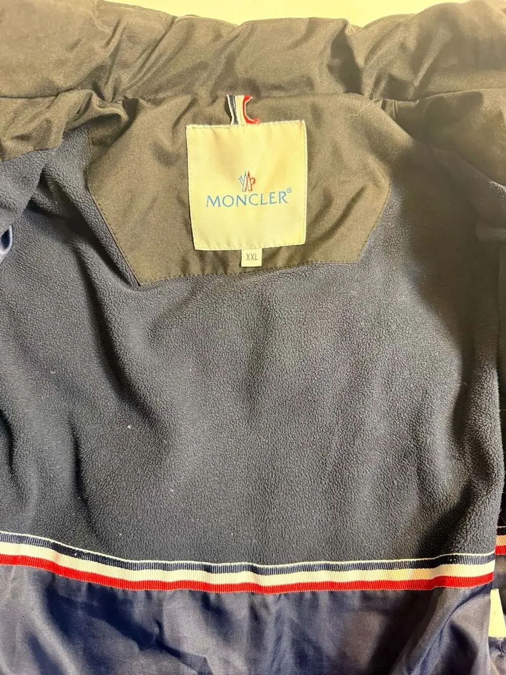 Moncler Kids Black Quilted Puffer Jacket Fleece Lined Coat Size XXL